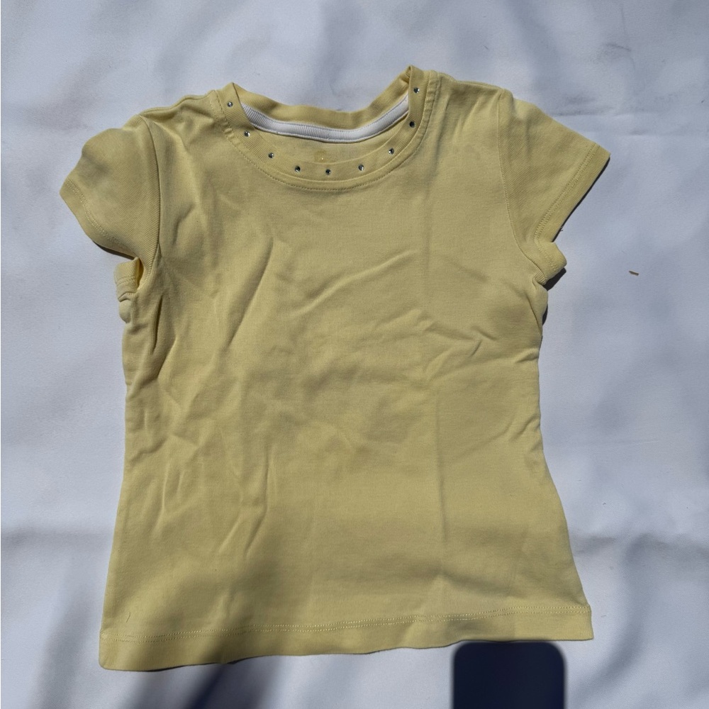 Place Light Yellow Short Sleeve Tee